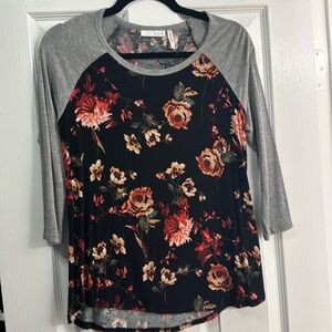 New LUQ raglan top stitch fix Sz S